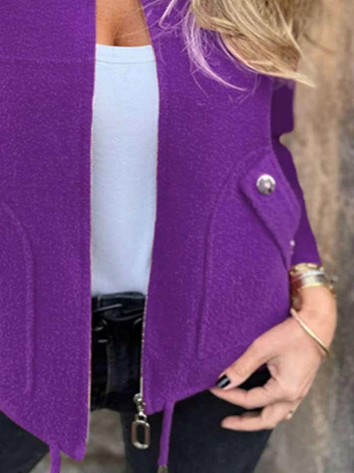 React Activewear - Wholesale Jacket - Women's - Full Size Zip-Up Long Sleeve Outerwear Plus Size26