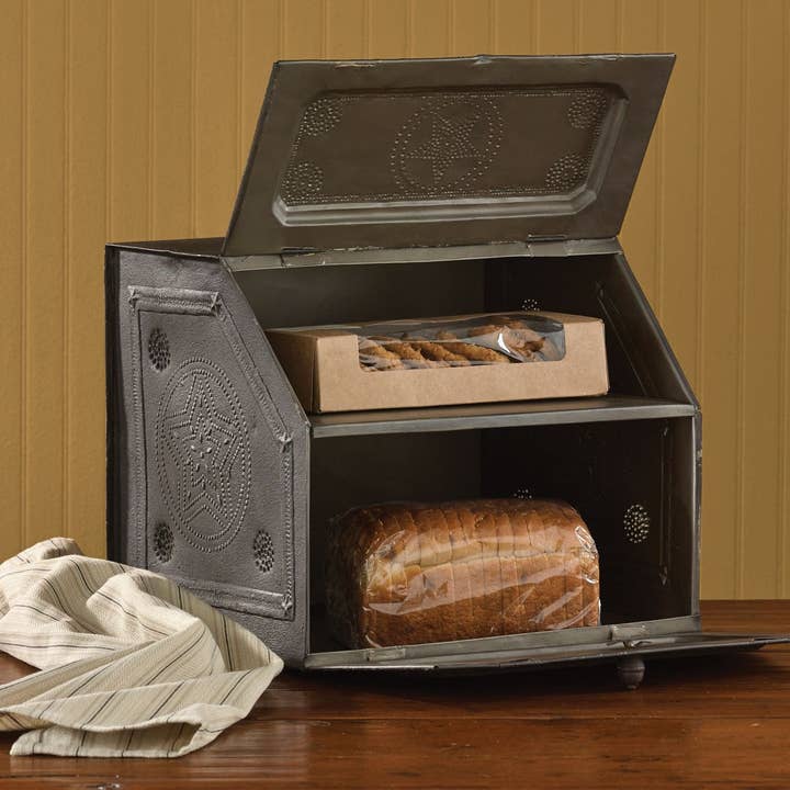 Park Designs - Wholesale Bread Box - Black Star Metal Bread Box