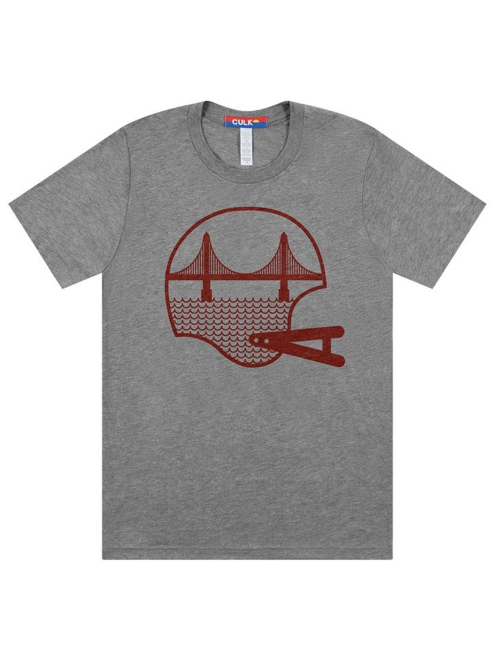 T-shirt de Futebol SF Cinzento Mesclado por atacado de Culk