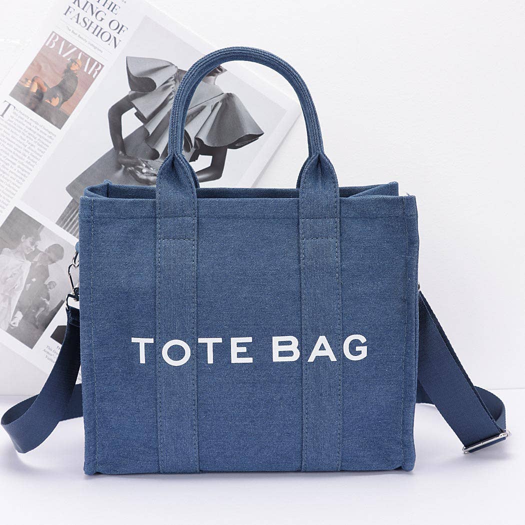 3AM BY H&D ACCESSORIES - Wholesale Tote Bag - Women's - Denim Tote Bag5