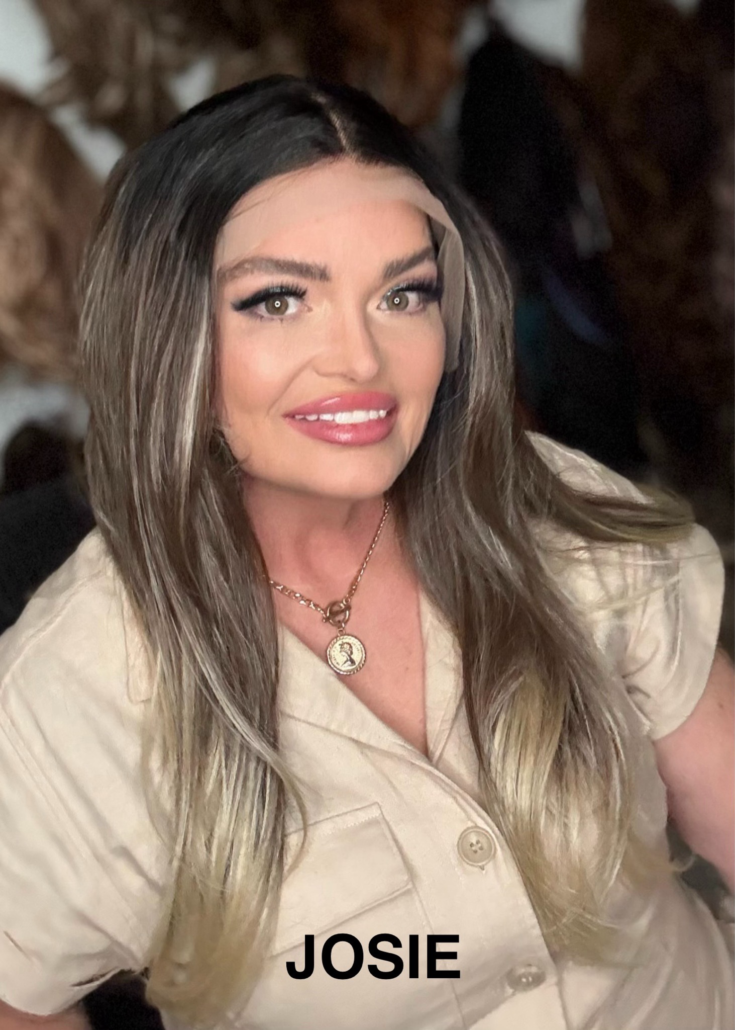 Naomi's Happy Place Shop - Wholesale Wig/Hair Piece - JOSIE lg cap3