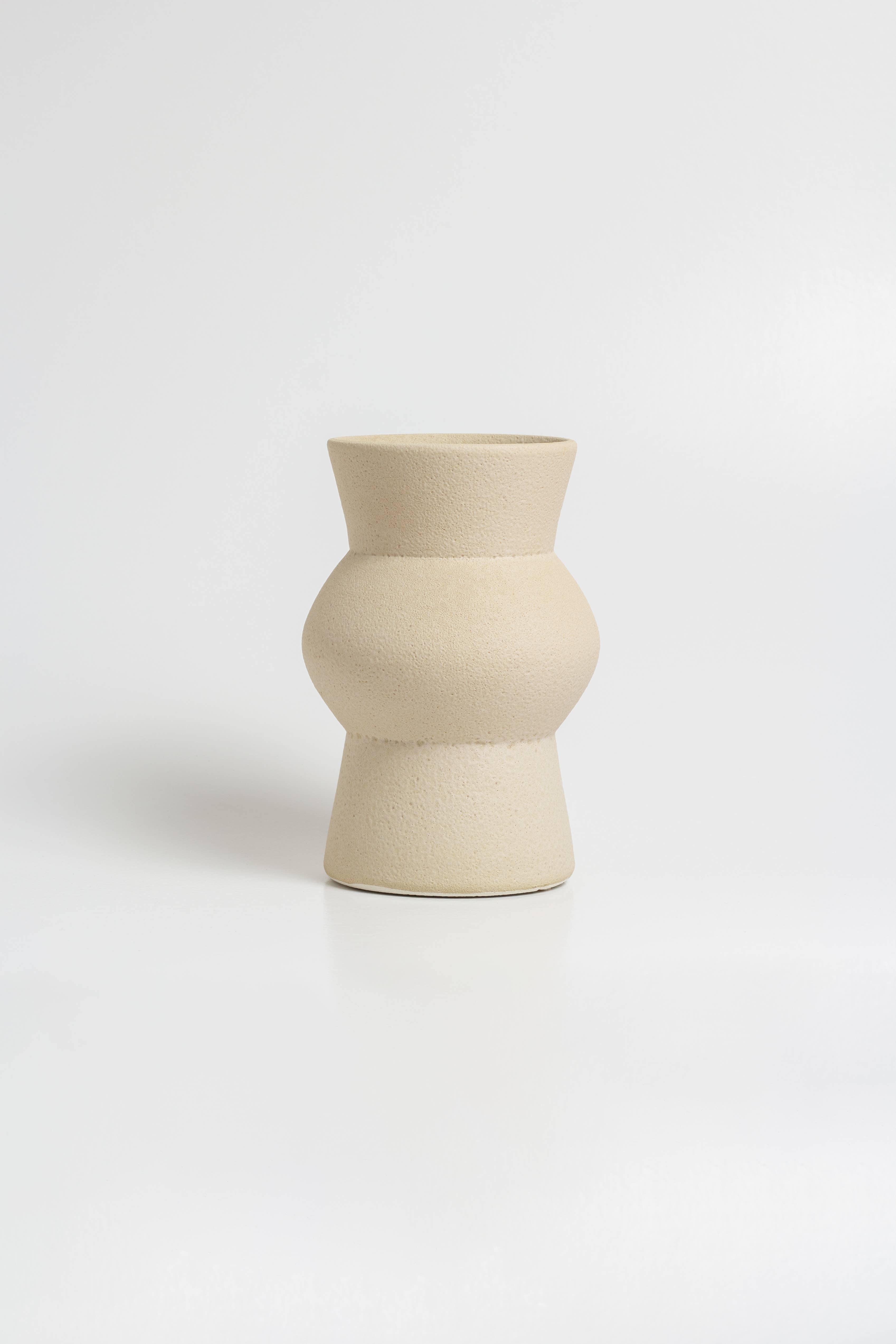 o cactuu - Vendita all'ingrosso Vasi - Vaso in Ceramica Smaltato Crema Melas - Fatto a Mano3