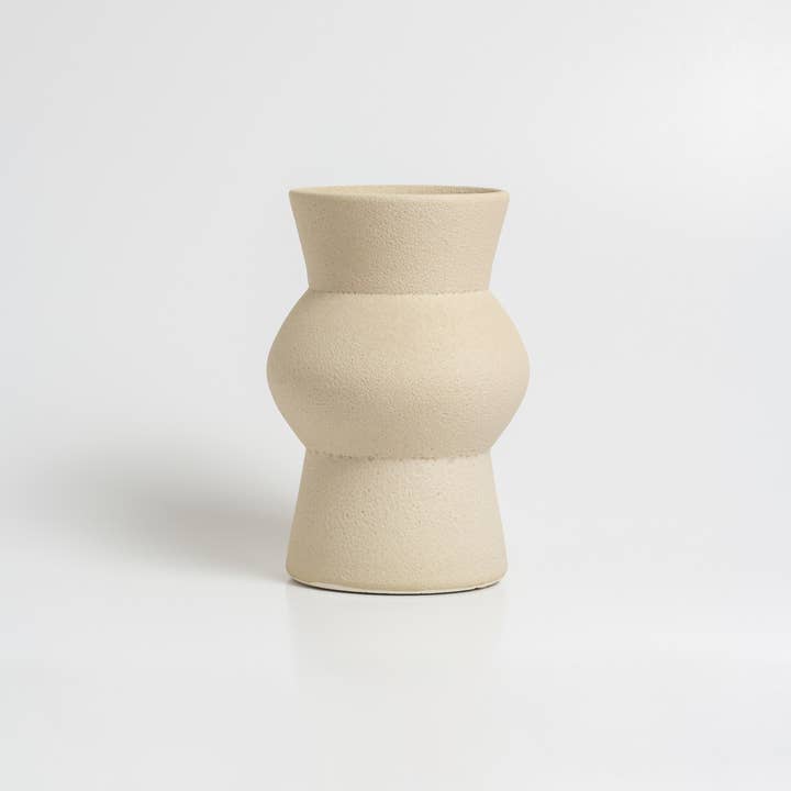 o cactuu - Vendita all'ingrosso Vasi - Vaso in Ceramica Smaltato Crema Melas - Fatto a Mano3