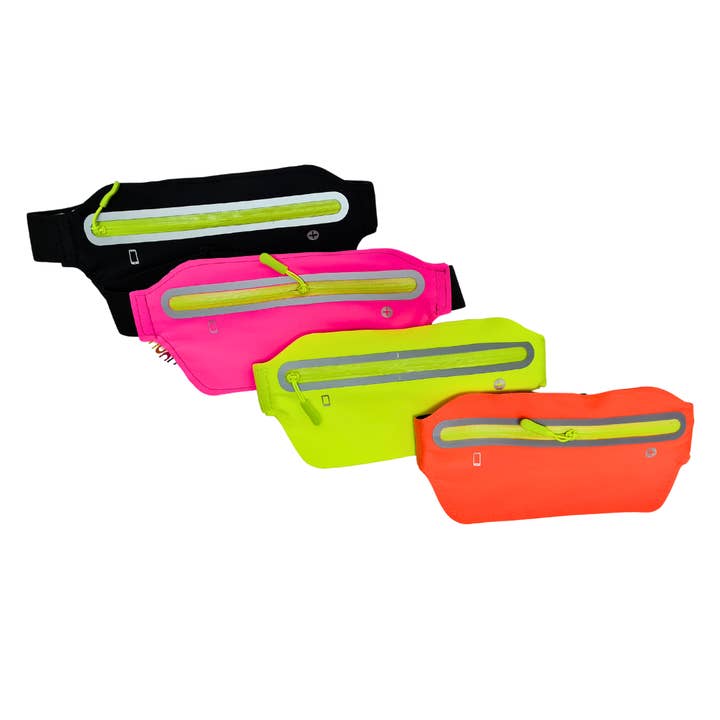 Nicci Waterproof Viny Flourescent Fanny Pack for wholesale by Allesco Inc.