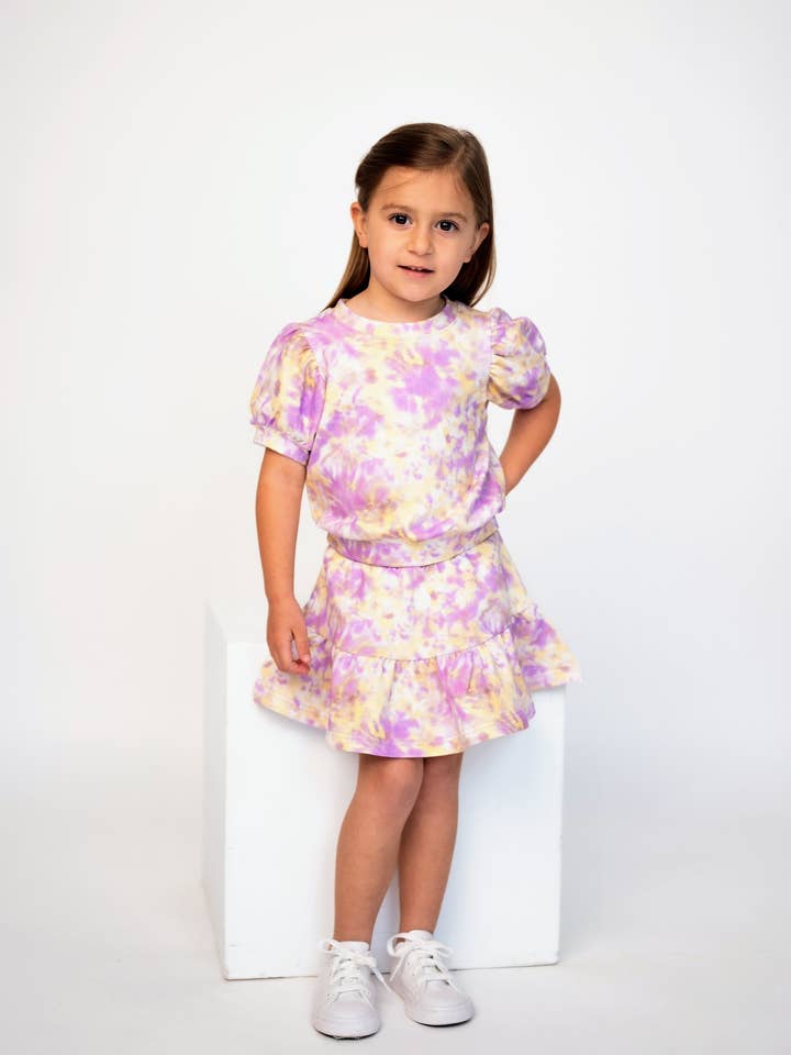 ntrl co. – Großhandel Top- & Rock-Set – Kinder – Karneval-Wirbelrock-Set | Mardi Gras | Bio-Baumwolle1