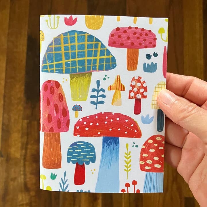 Mushrooms Notebook for wholesale by Kay Wolfersperger