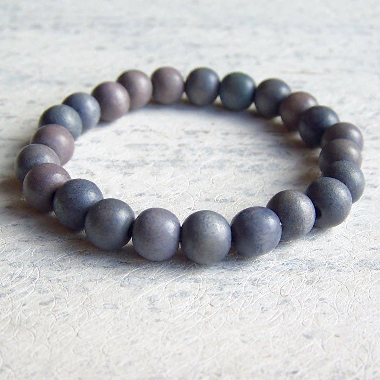 Jo Bird Jewelry – wholesale Beaded bracelet – Mali Wood Elastic Bracelet - 8mm1