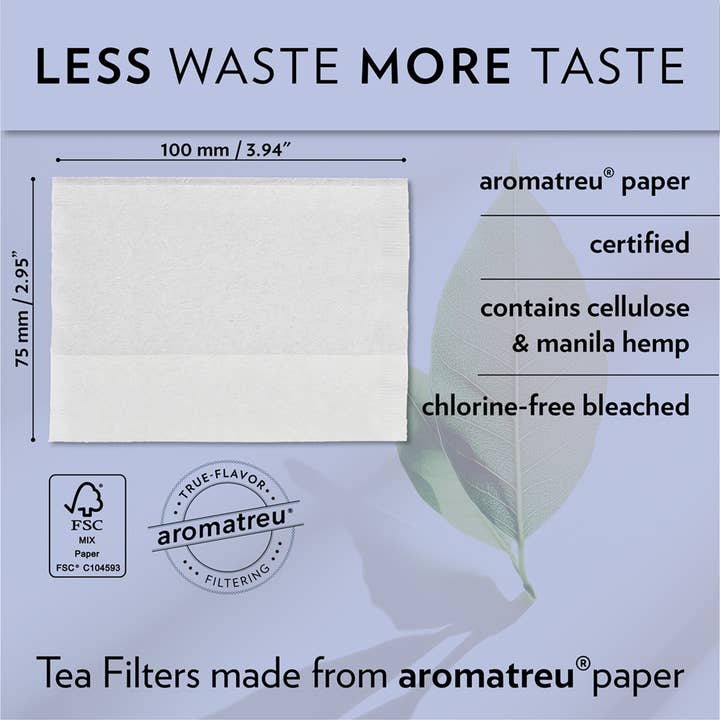 finum - Wholesale Tea Strainer/Infuser - CUP SIZE TEA FILTERS + FILTER STICK