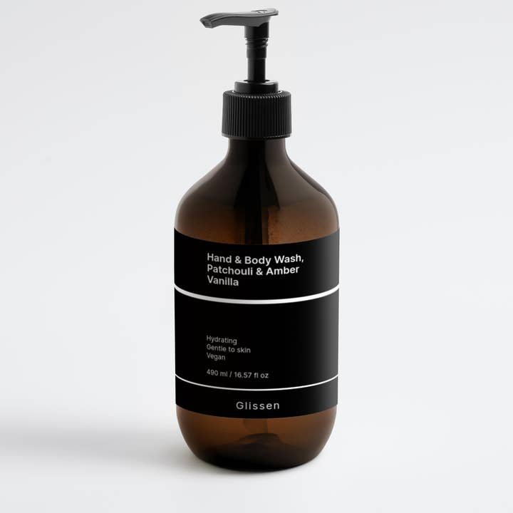 Hand & Body Wash, Patchouli & Amber Vanilla 490ml/16.57Fl.oz for wholesale by Glissen