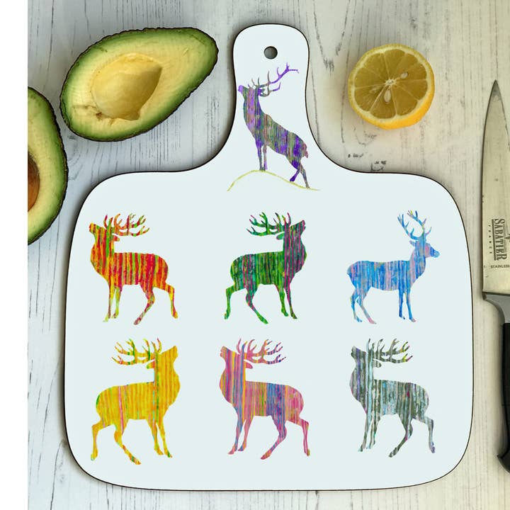 7 Stag Mittelgroßes Schneidebrett für den Großhandel von Chloe Gardner