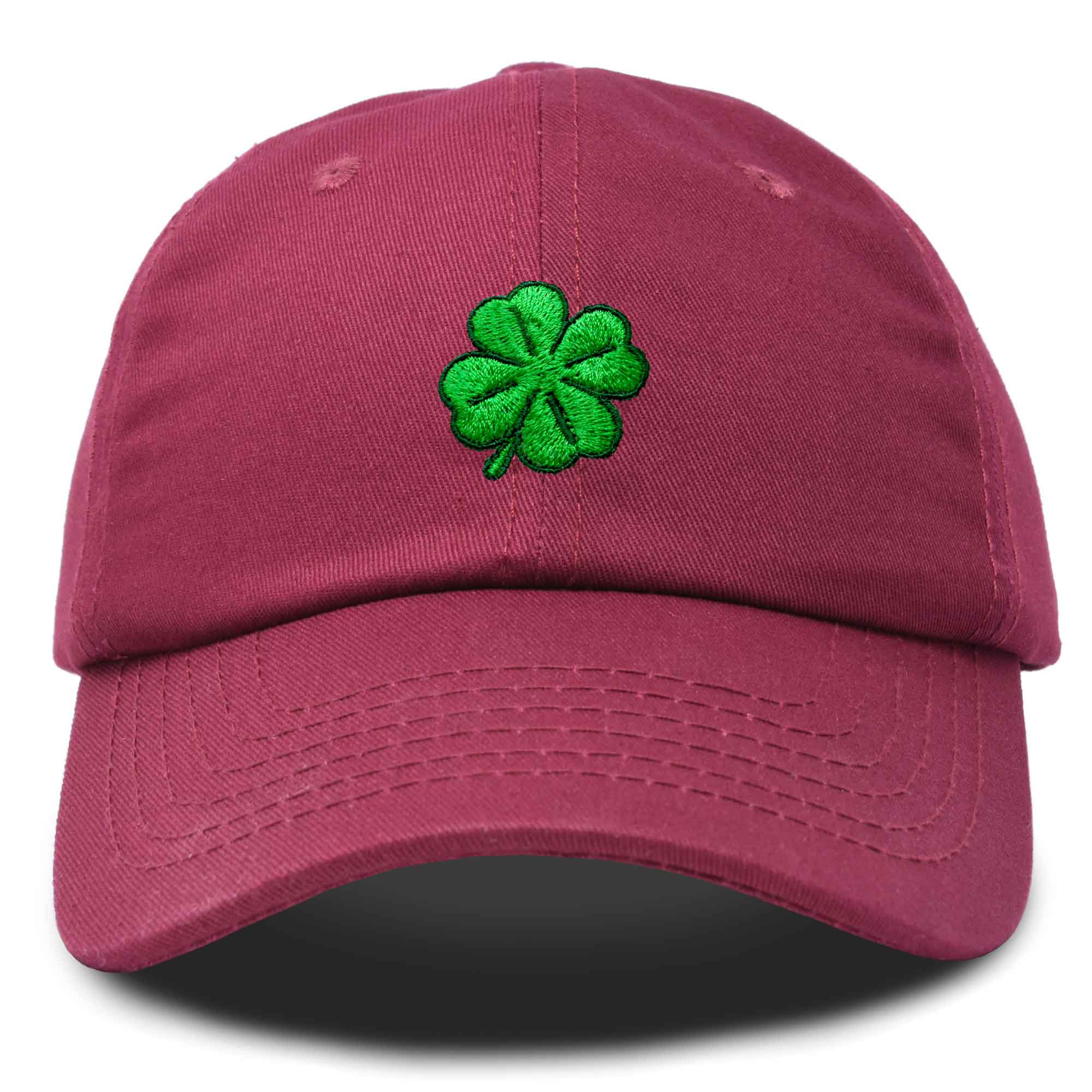 Dalix – wholesale Baseballkeps - Dam – Dalix Four Leaf Clover Hat Bollkeps St. Pattys Day Bomull46