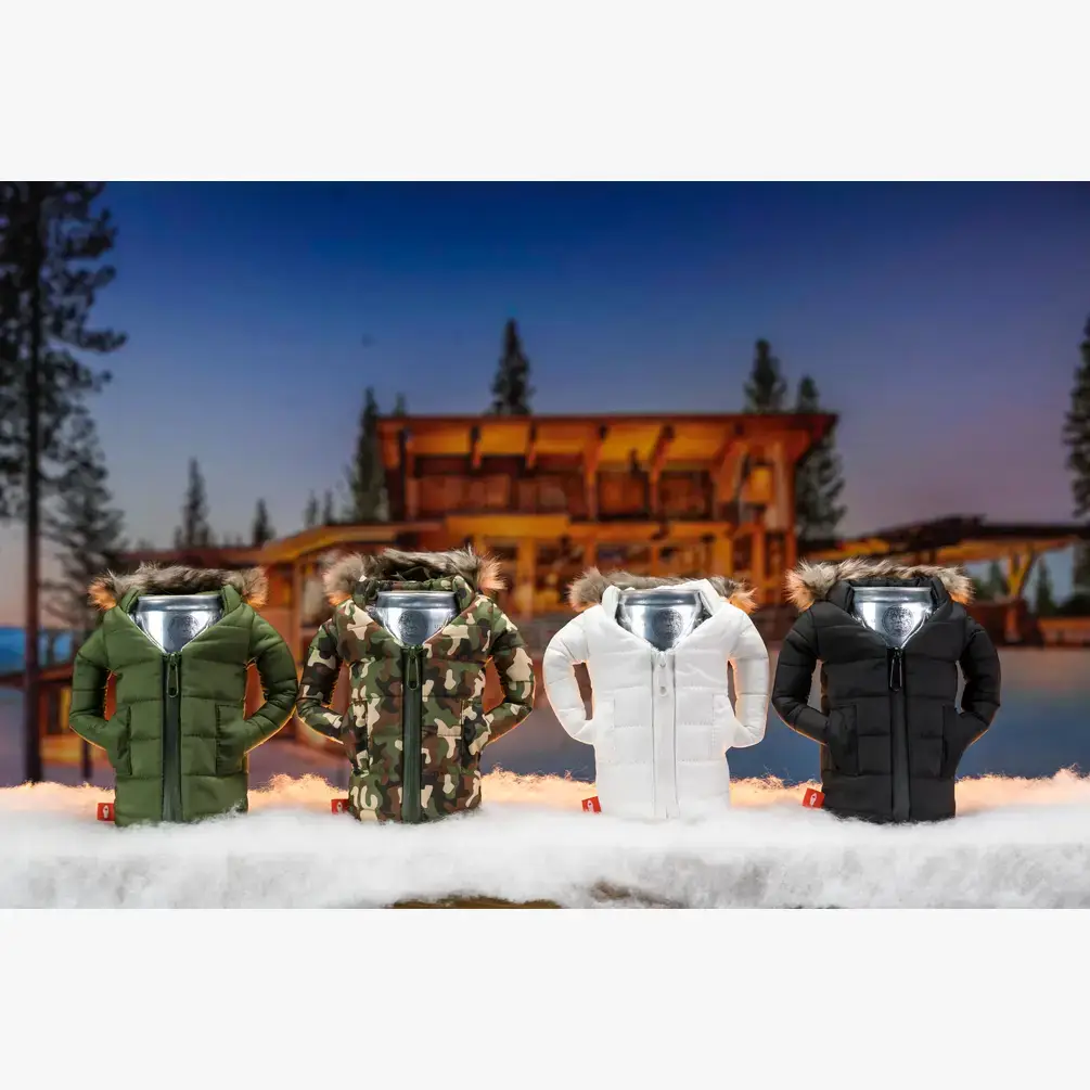 Puffin Drinkwear - Vente Housses de boisson - Glacière Isotherme pour Canettes - Le Pahka - Or Rose Métallique6