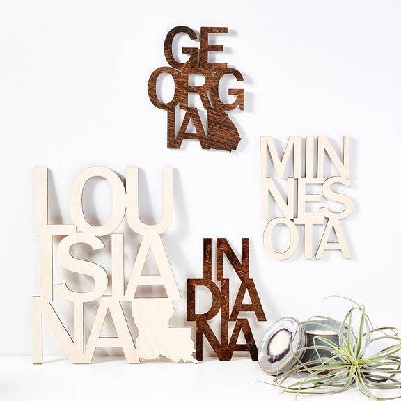 Bundeslandsname Floating Stacked für den Großhandel von Grainwell