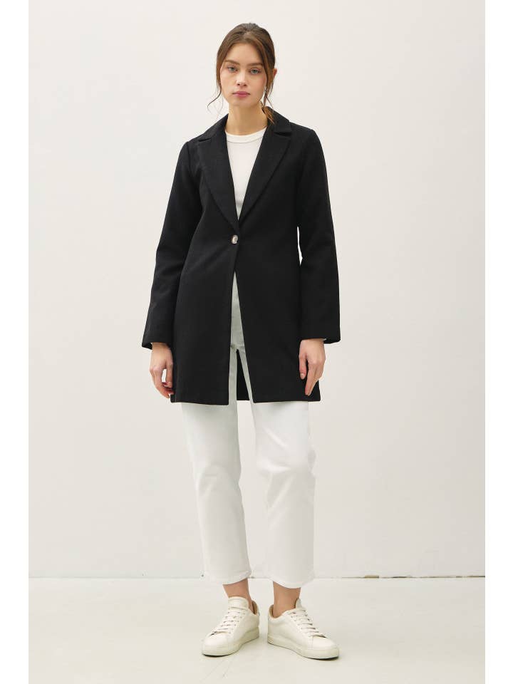 Be Cool - Wholesale Coat - Women's - WAIST TAPERED OVERCOAT