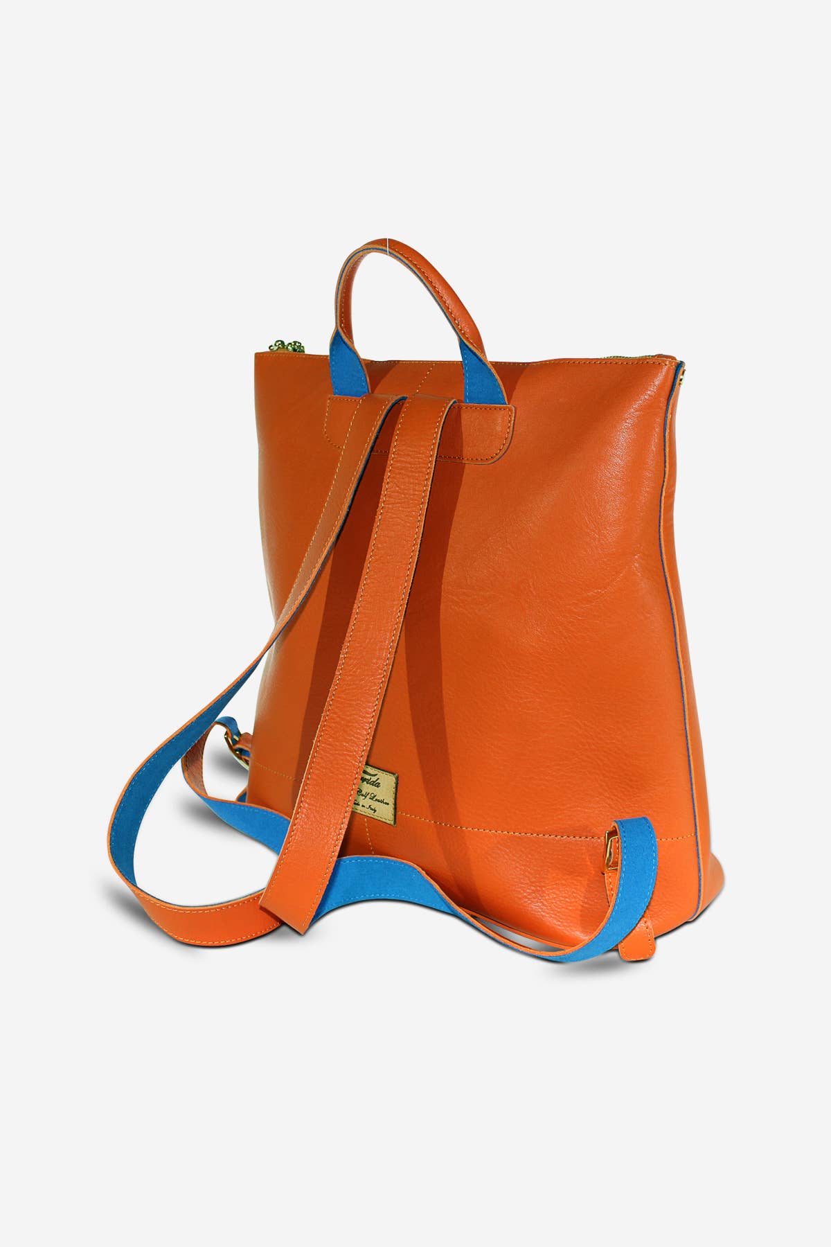 Terrida - Wholesale Shoulder Bag - Women's - Venetian Leather Backpack with Murano Glass Pendant3