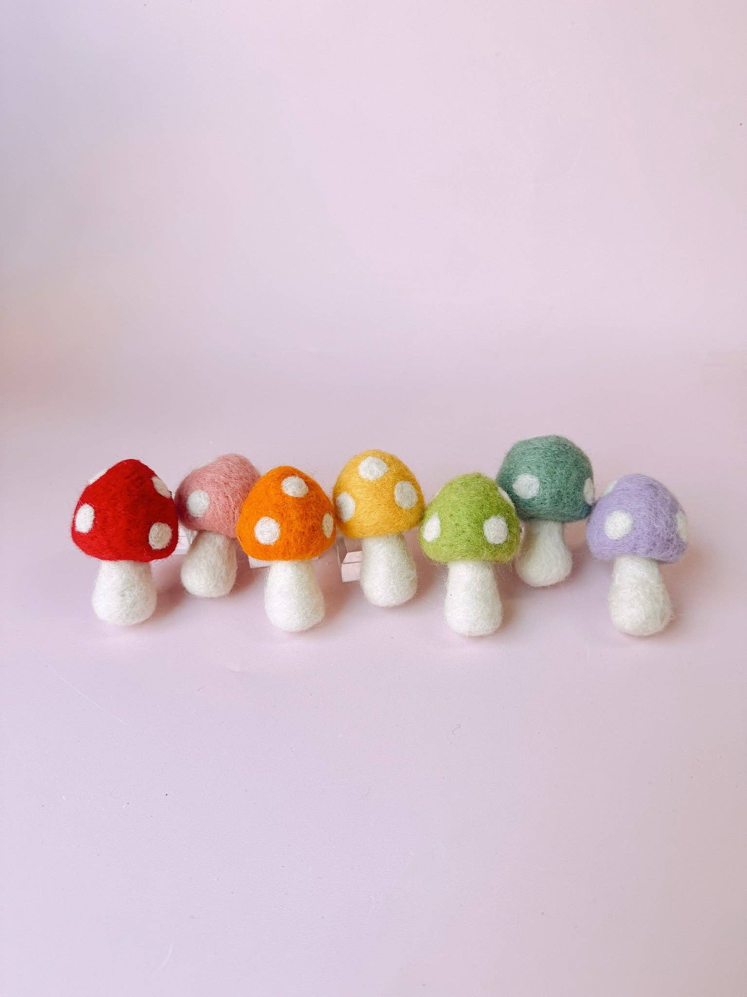 Golden Hour Designs - Wholesale Car Decorative Charm - Women's - Felt Mushroom Car Vent Clip - Diffuser, Cottagecore, Whimsy3