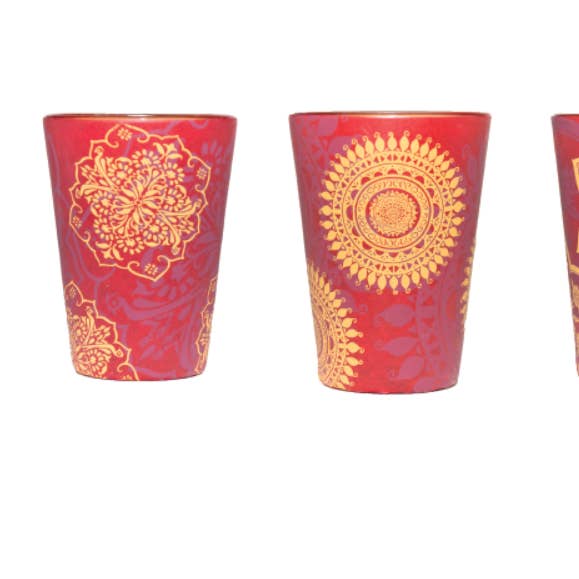 Bougies parfumées à la cire de soja Mandala indiennes pour la vente par Lyfesutra GmbH