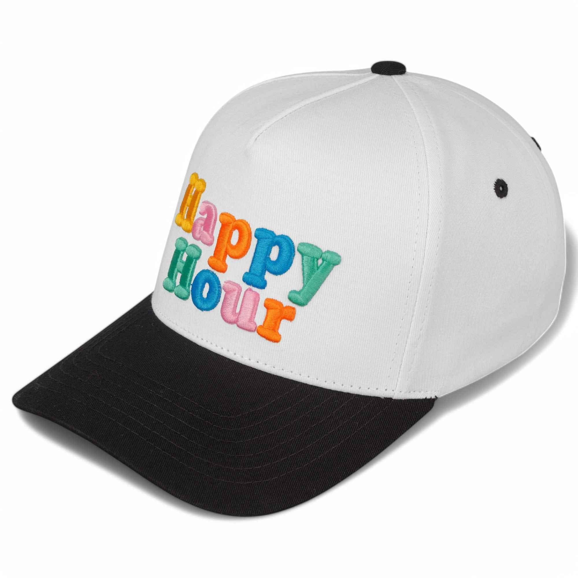 MiMi Wholesale - Wholesale Trucker Hat - Women's - TCM0033 Happy Hour Embroidered Trucker Hat2