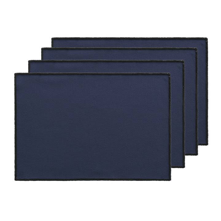 Set of 4 placemats 100% soft overlocked cotton for wholesale by GAMUSI