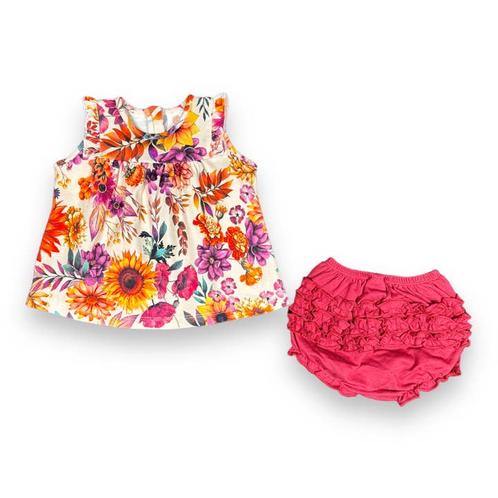 Robe à enfiler pour bébé avec couvre-couche - Cottage Floral pour la vente par Pink Elephant Brands
