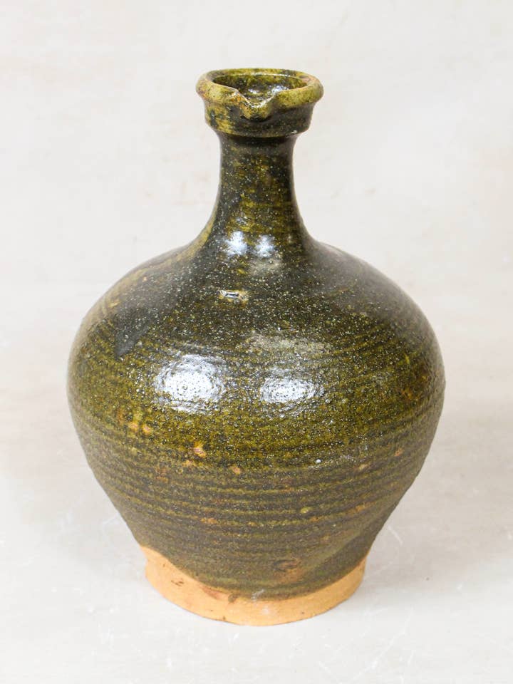 Glazed Bottle Vase - GV34 for wholesale by Botanical Boys