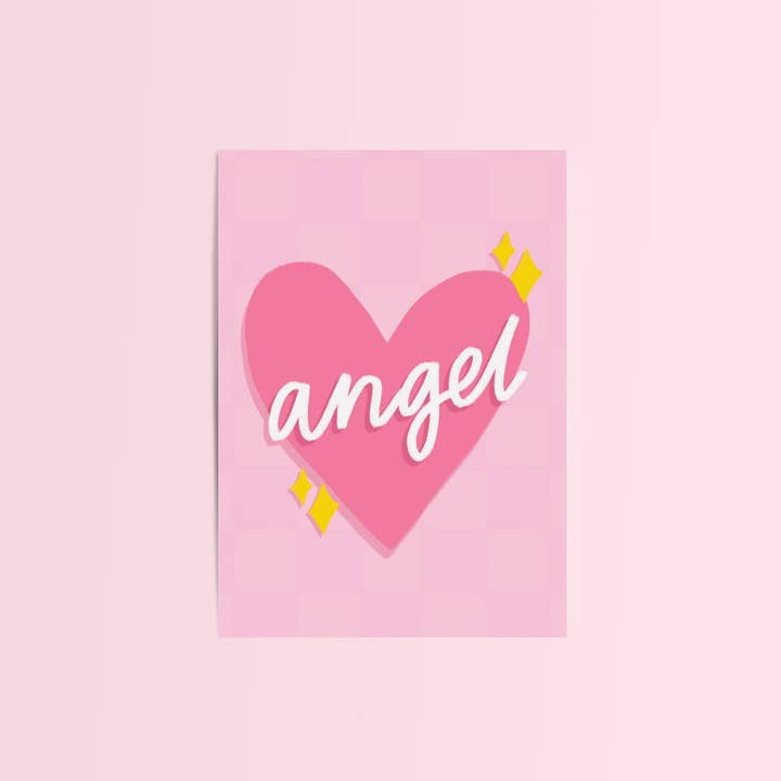 Angel Card // Galentines Card // Bestie // Valentines for wholesale by Lydia Southgate