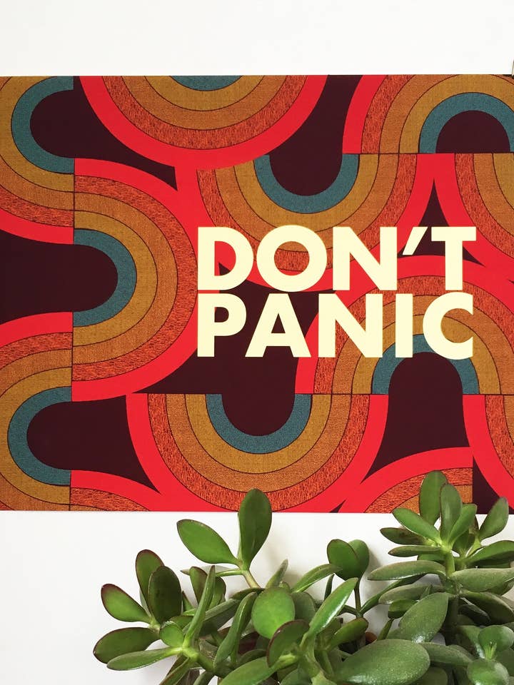 Don'T Panic- 11 X 14 Print for wholesale by MBMB