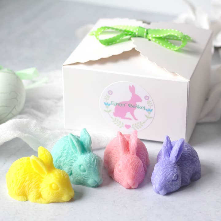 Easter Basket Bunny Melts Gift Box- Set of 4 for wholesale by Jarful House