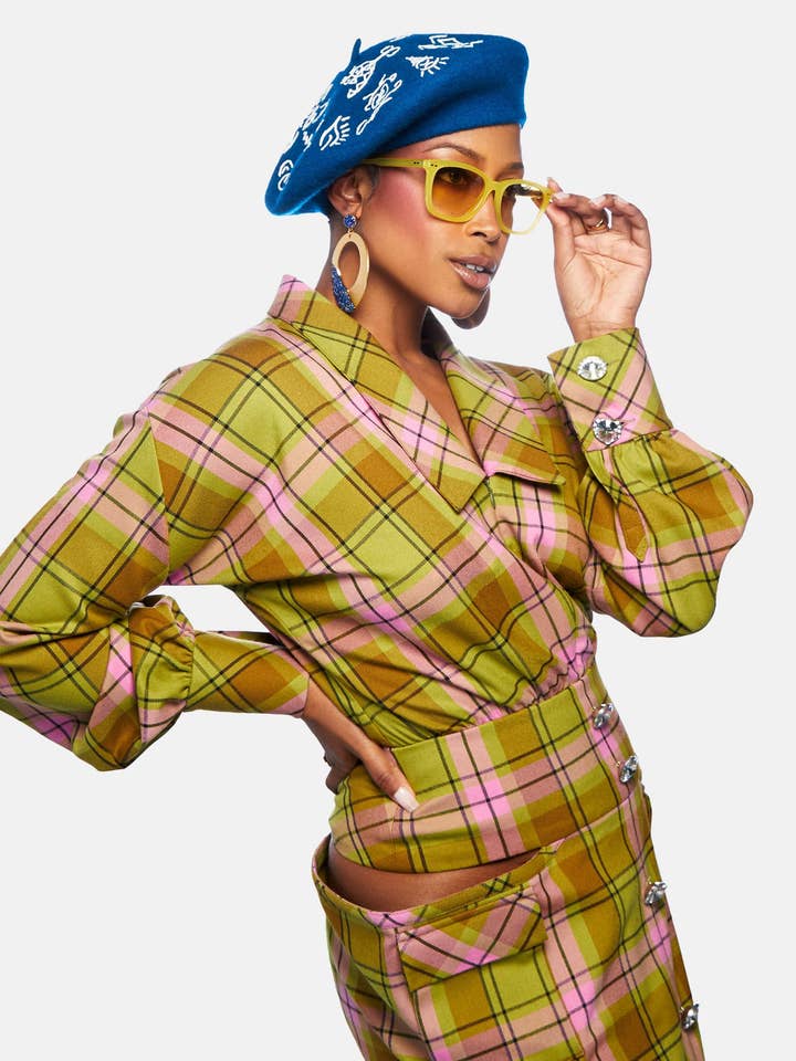 Doodle Beret in Teal for wholesale by Doodleverse by Sarah Sokol Millinery