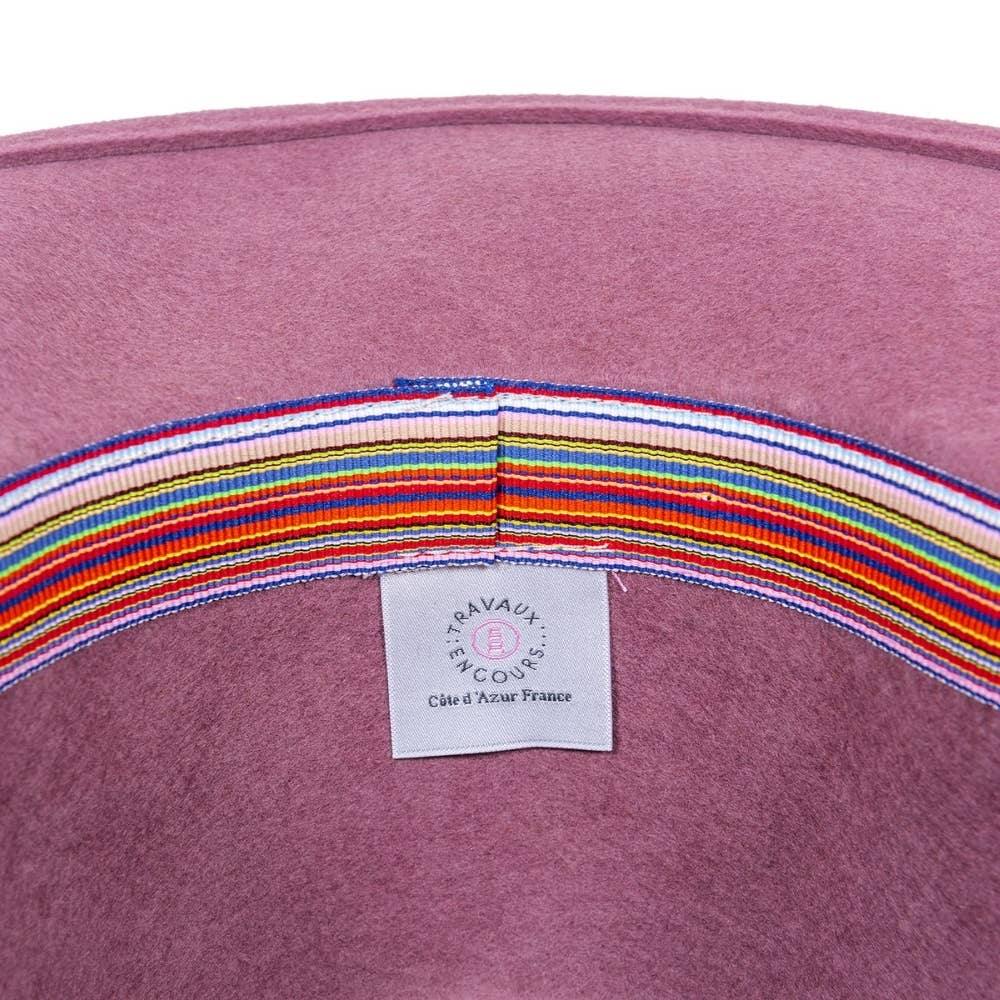 TRAVAUX EN COURS... - Wholesale Fedora - Women's - FELT HAT - leather band, sewn brim51
