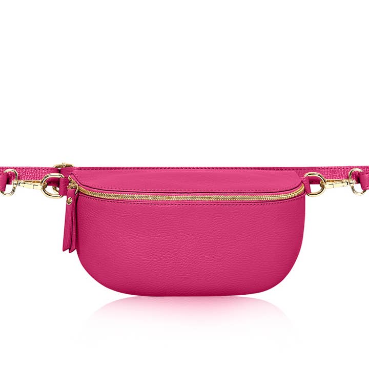 MONTTE DI JINNE – Engroshandel Crossbodytaske - Dame – Italiensk ægte læder crossbody bæltetaske-mellemstor1