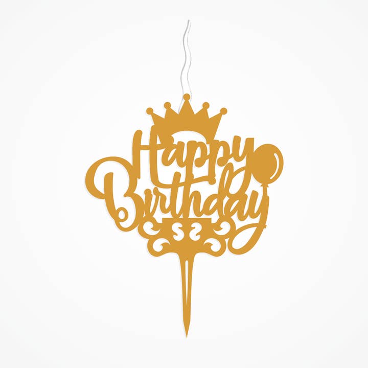 Food Safe Cake Topper "HAPPY BIRTHDAY" Cake Topper Acrylic Candle - Cake Candles for Birthday, Anniversary Decoration, Family Baking Reunions, Theme Party Cake Decorating Supplies for wholesale by Food safe Cake Topper