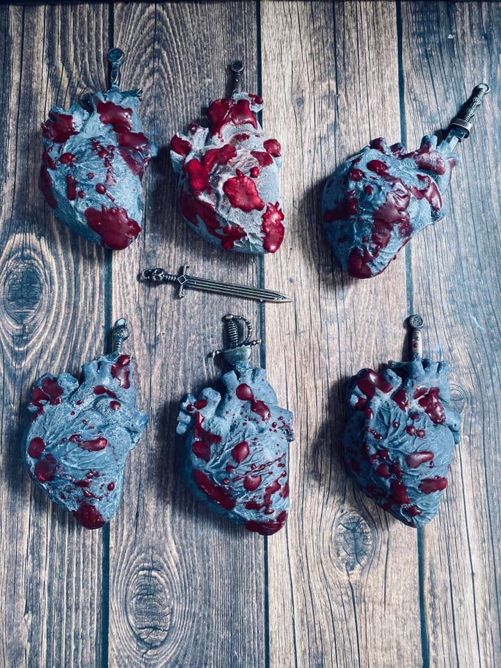 Pierced Heart- Large Melt for wholesale by Melts Candle Co