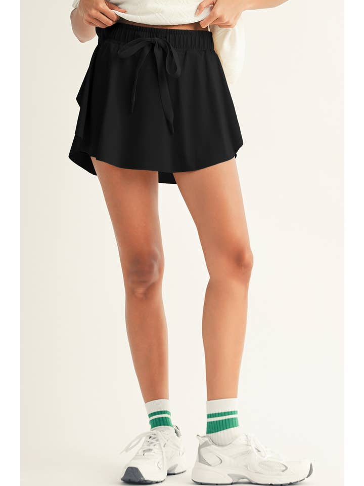 Little Daisy Closet - Wholesale Skort - Women's - LDC Drawstring High Waist Lined Tennis Skorts2