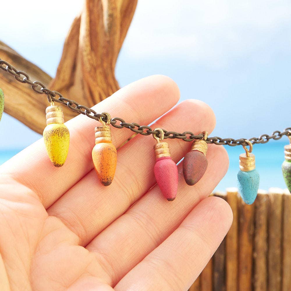 Factory Direct Craft - Wholesale Decorative Tabletop Object - Miniature String of Non-Working Party Lights 3