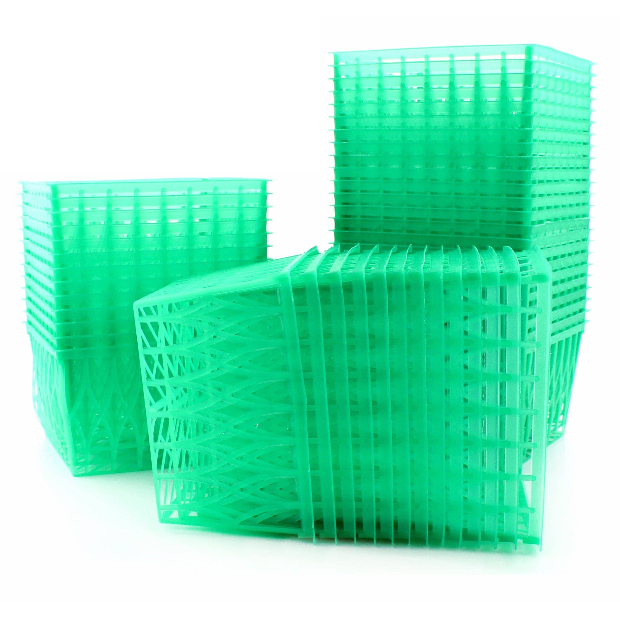 Kurated Korner - Wholesale Food Storage Container - Cornucopia Pint Size Plastic Berry Baskets 48pk7