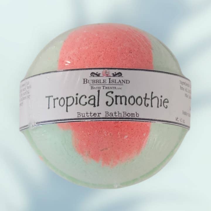 Bubble Island Bath Treats - Wholesale Bath Bomb/Fizz - Bath Bomb - Tropical Smoothie0