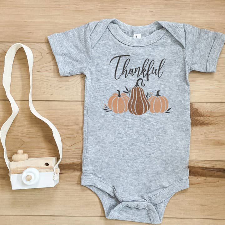 THANKFUL Baby Graphic Bodysuit for wholesale by Shamaim
