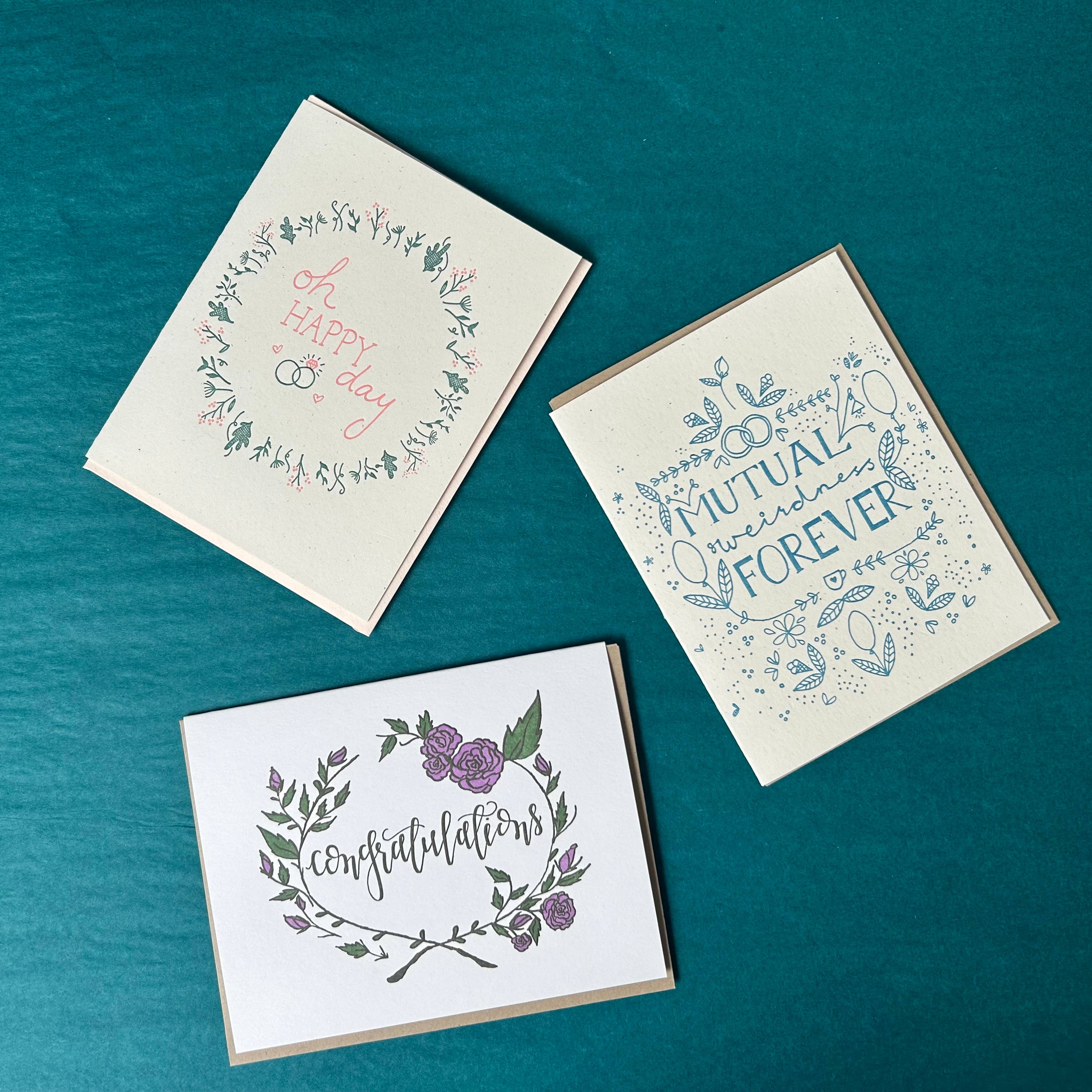 folio press & paperie - Vendita all'ingrosso Partecipazioni di nozze - Stranezza Reciproca per Sempre - Biglietto di Nozze2