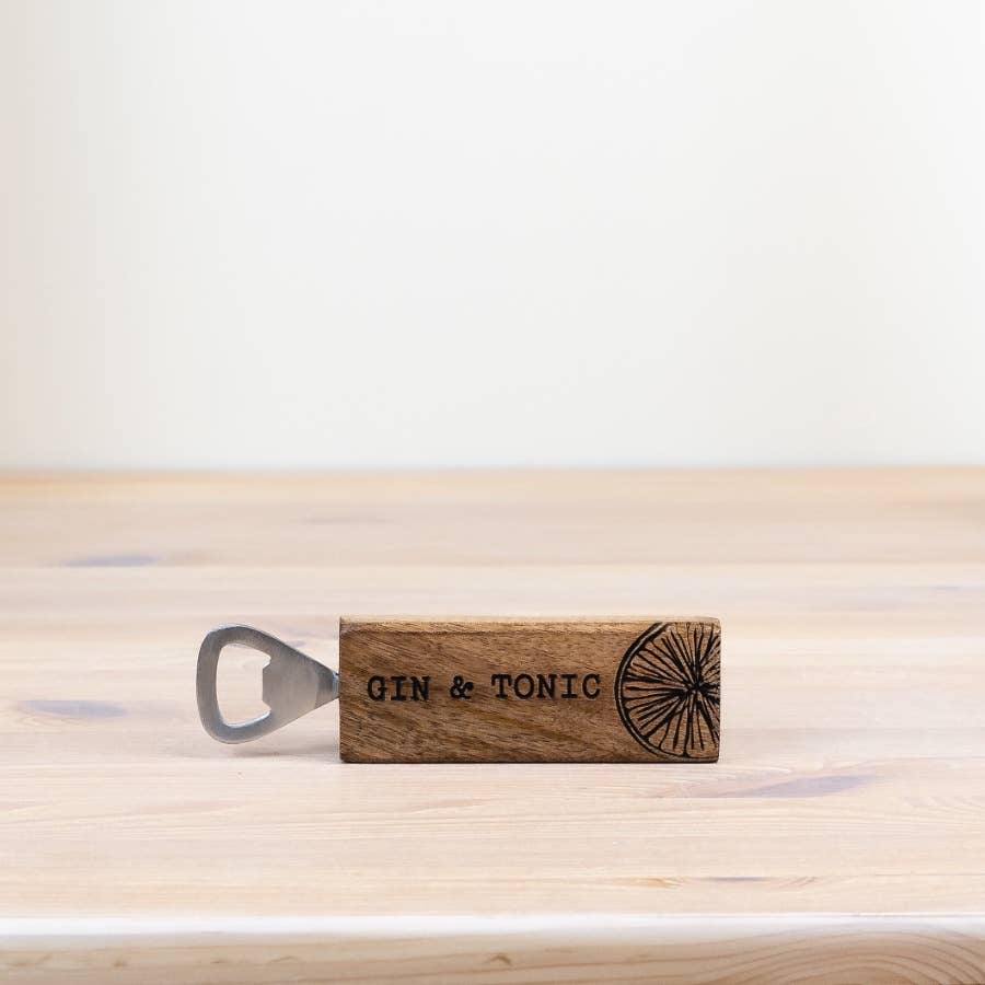 Gainsborough Giftware x Portland Living – wholesale Bottle/wine opener – Gin & Tonic Bottle Opener, 16cm 1