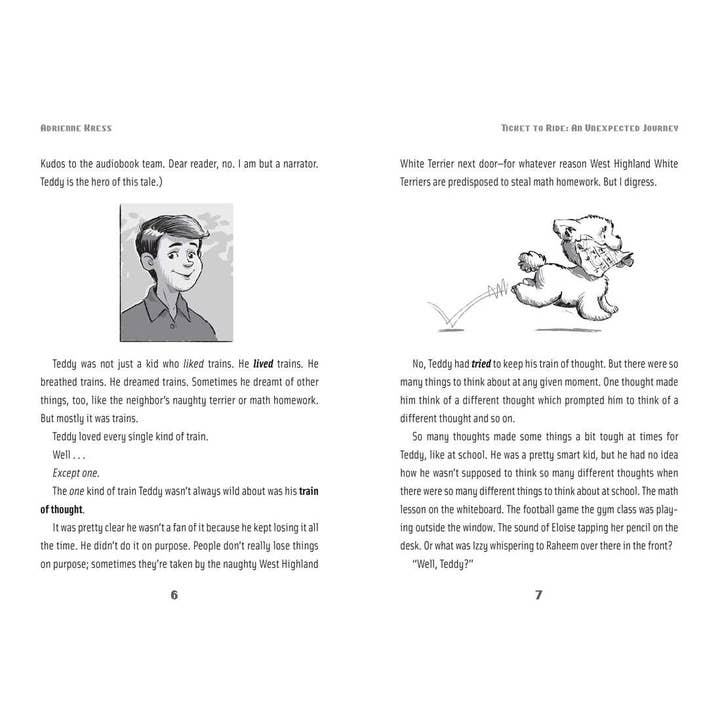 Simon & Schuster - Wholesale Early Reader Book (6-8) - Ticket to Ride™ : An Unexpected Journey by Adrienne Kress3