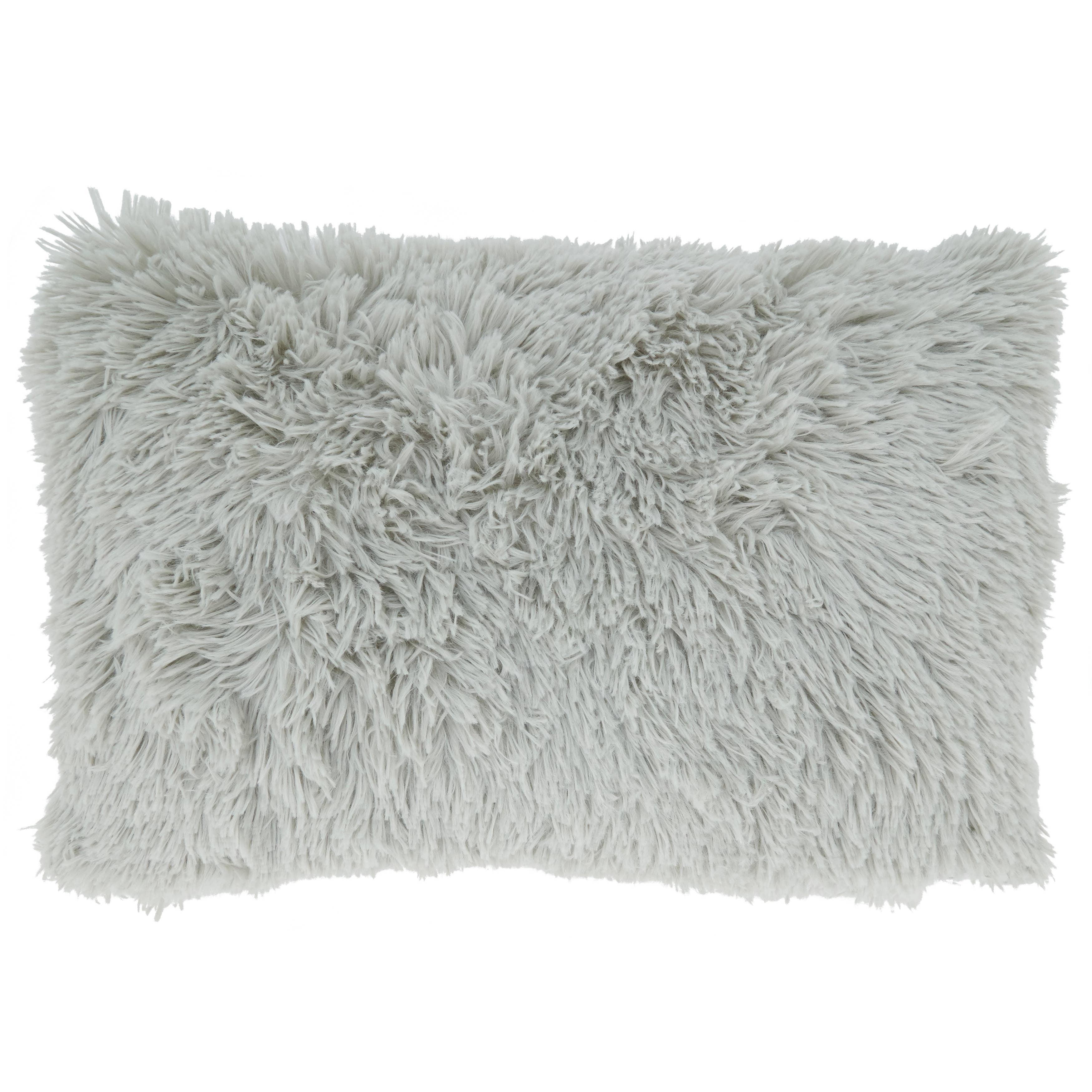 Saro Lifestyle - Wholesale Throw/Decorative Pillow - Throw Pillow With Faux Fur Design4