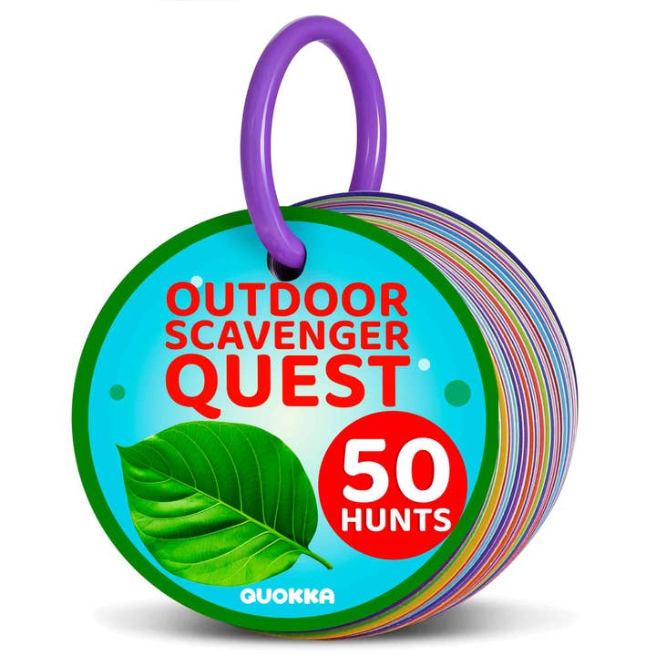 QUOKKA - Wholesale Card Game - Scavenger Hunt Game for Kids - 50 Cards Activities Outdoor