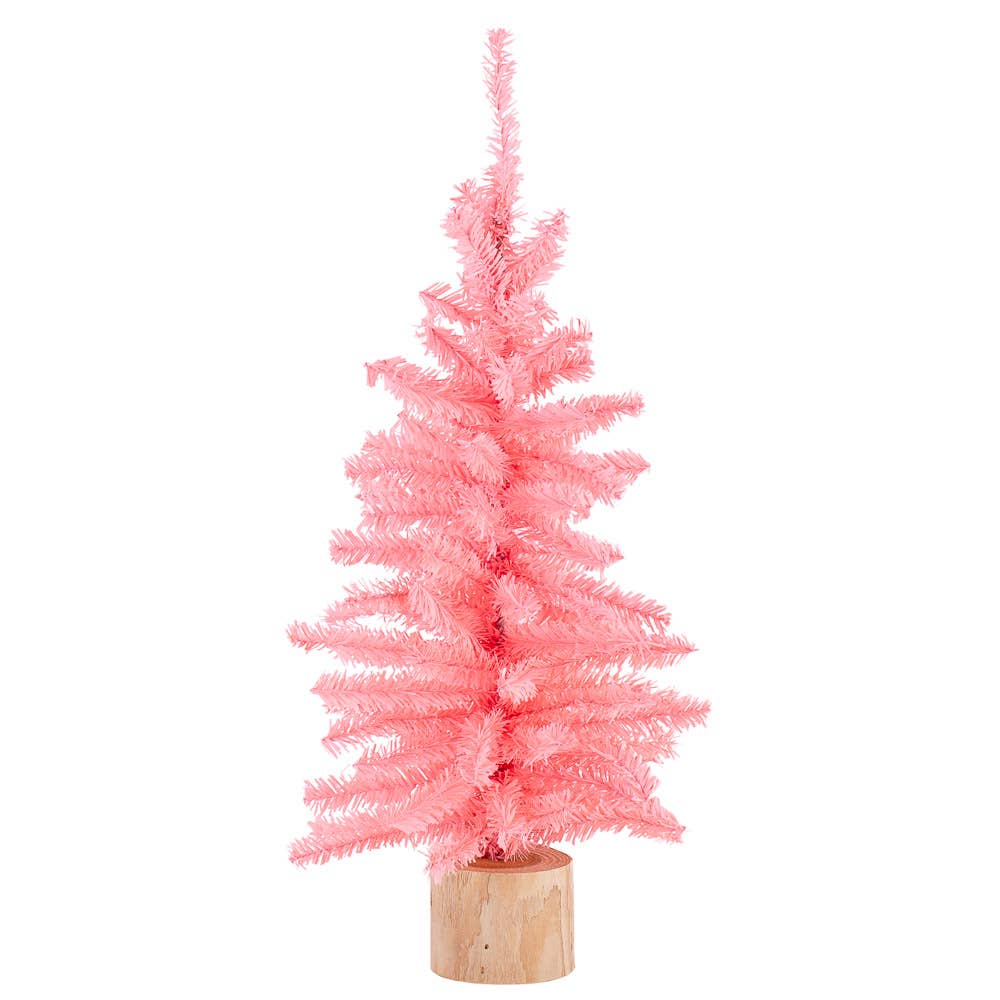 Factory Direct Craft - Vendita all'ingrosso Alberi di Natale finti - Albero di Pino Artificiale Rosa da 46 cm5