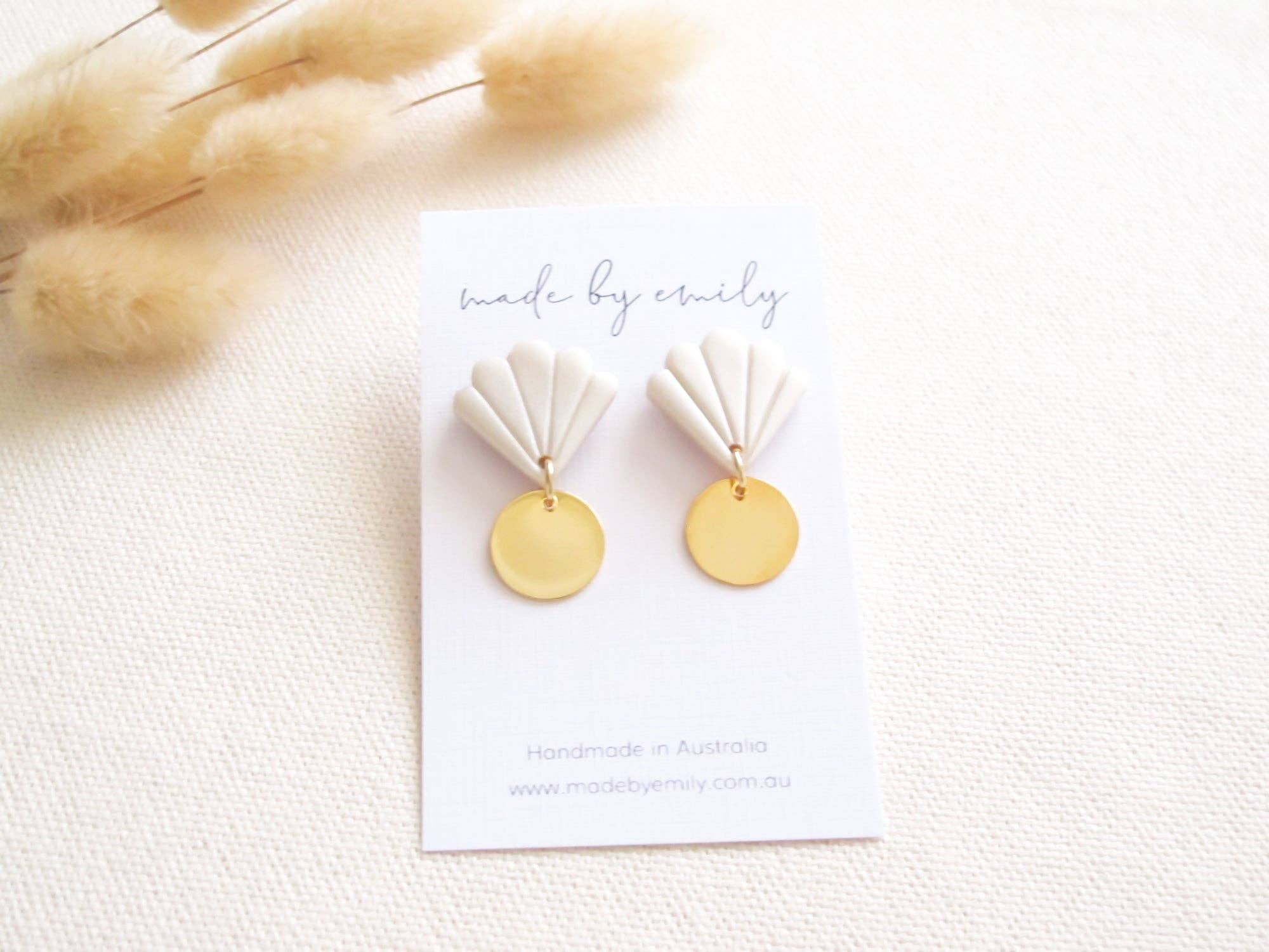 Made by Emily - Wholesale Dangle earrings - Cora Handmade Polymer Clay Dangle Earrings1