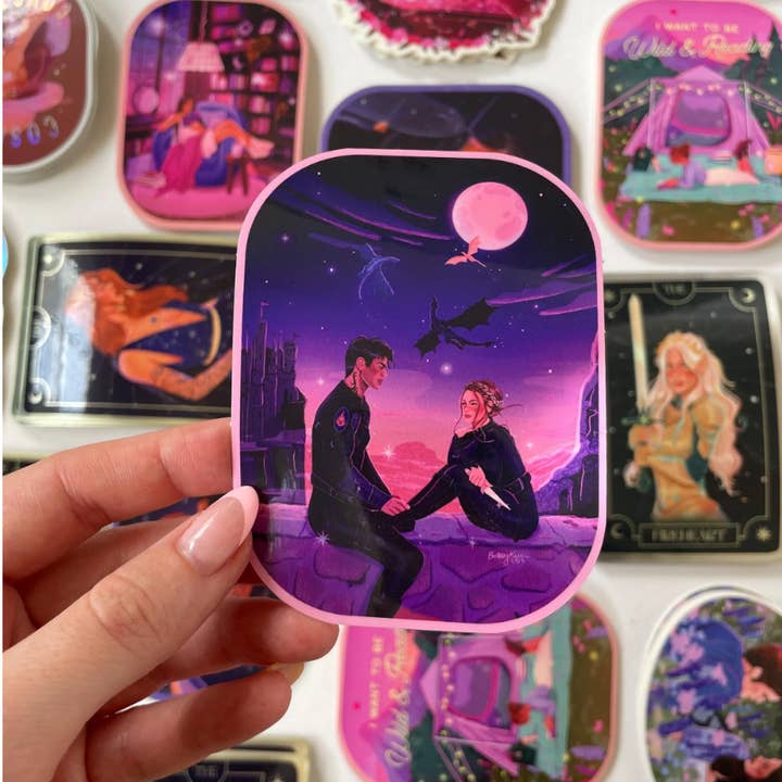 Brittany Keller Art - Wholesale Sticker - Fourth Wing Sticker1
