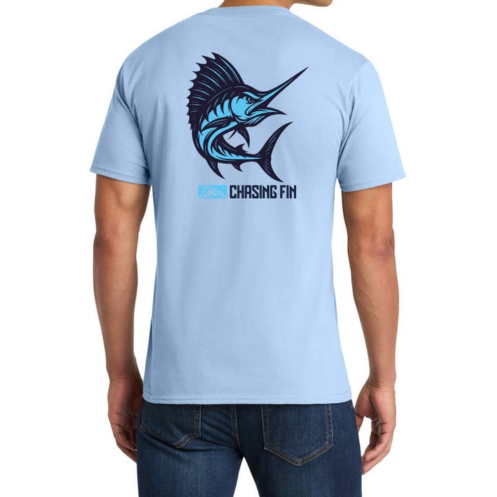 Thrilling Marlin Blue T-Shirt - Chasing Fin New Edition for wholesale by Chasing Fin