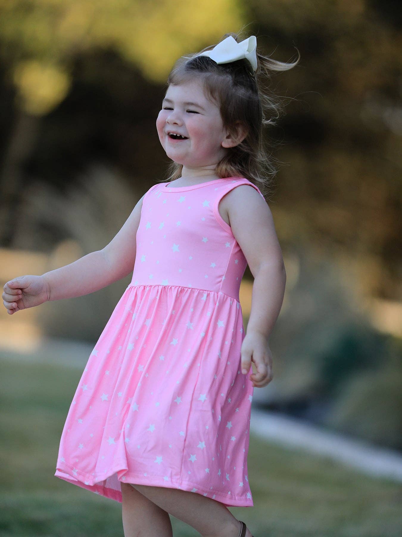 Rylee Faith Designs - Wholesale Dress Set - Baby - Rainbow Star Colorful 3-Piece Dress Set9