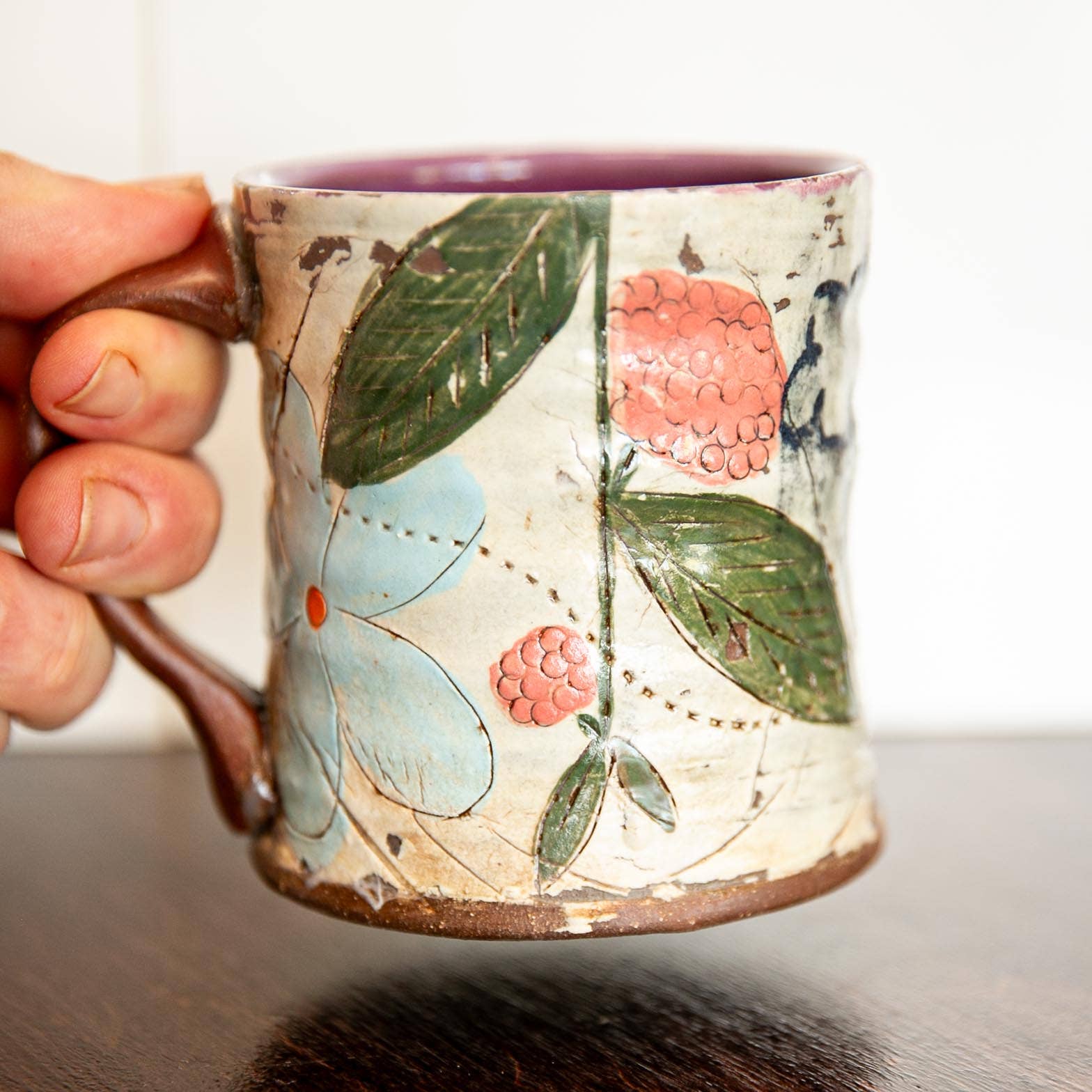 Alec Hoogland Ceramics – Engroshandel Kaffekrus – Kunstnerens valg blomsterkafekrus1