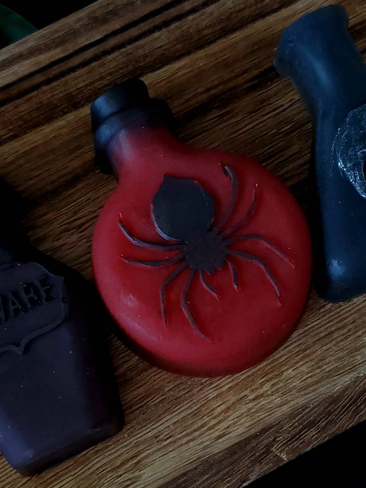 Potion Bottle Glycerin Soaps / Halloween Hand Soaps for wholesale by Raven Avenue Studio